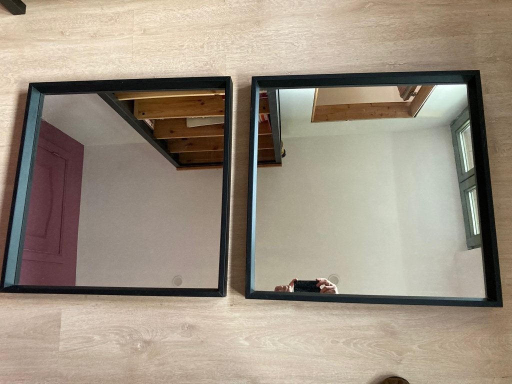 miroir 65 x 65 cm, Neuf, Moins de 100 cm, Carré, Enlèvement