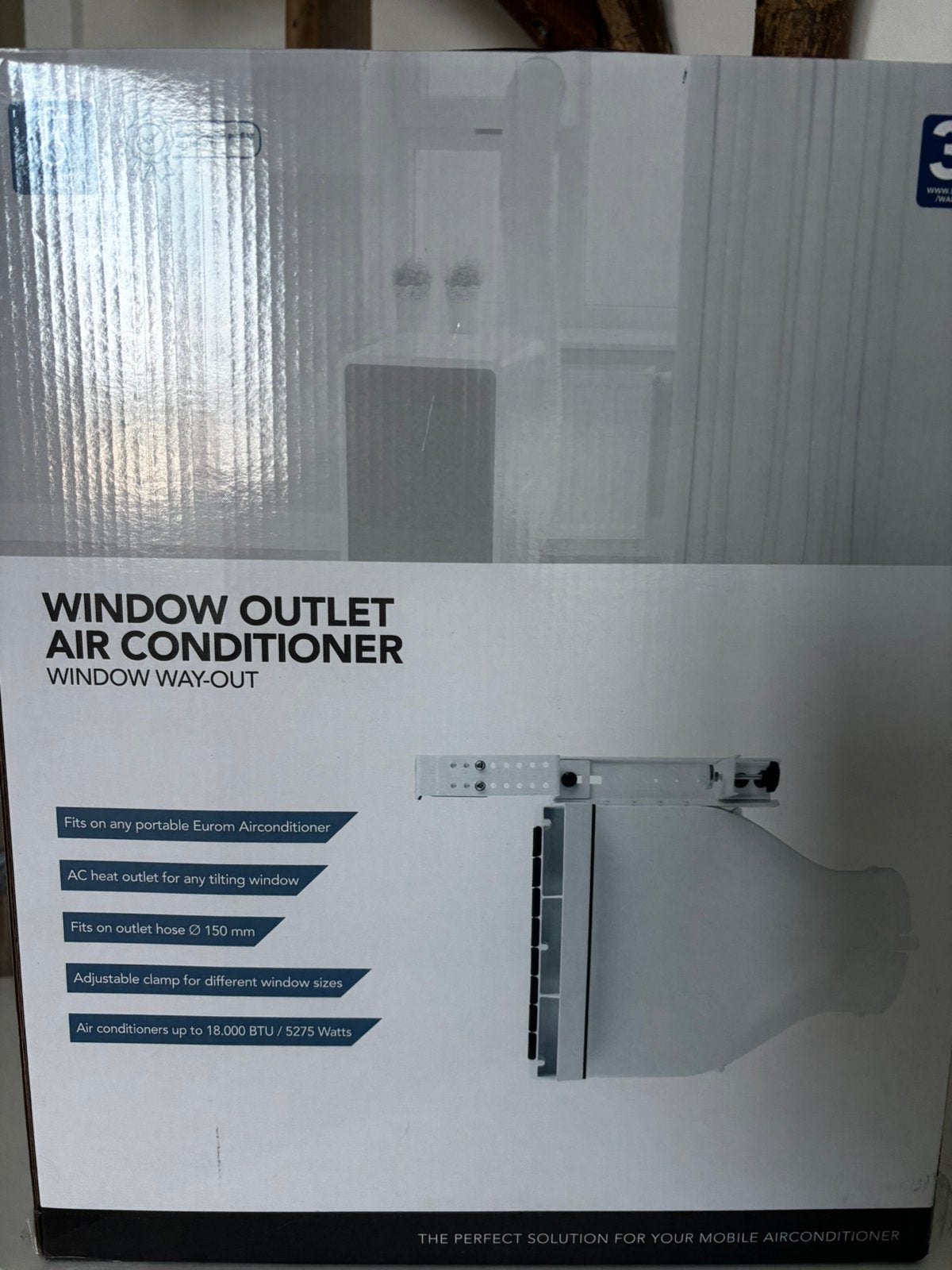 Eurom Window Way-Out raamafdichtingskit, Elektronische apparatuur, Airco's, Ophalen of Verzenden, Nieuw