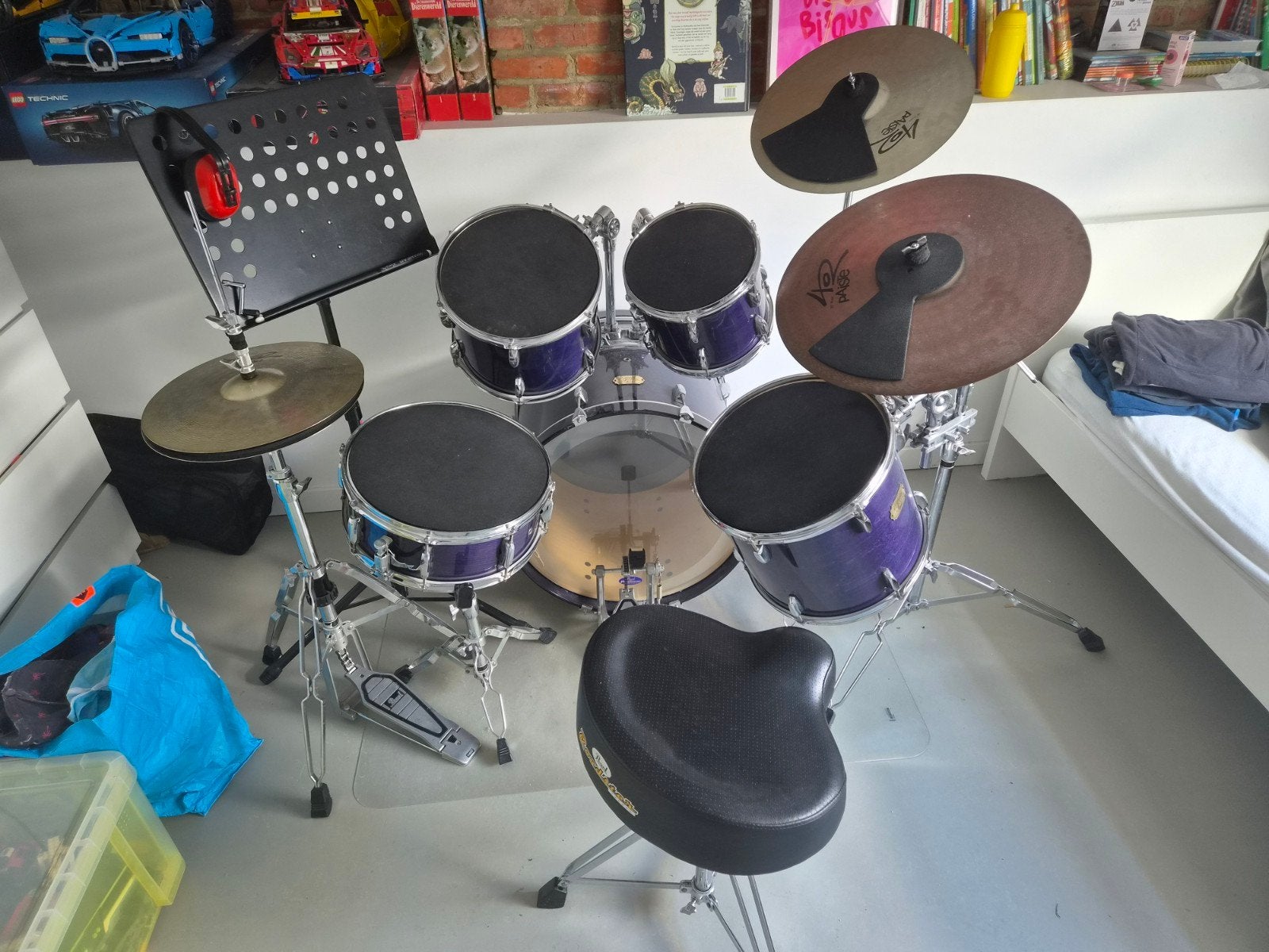 Batterie Pearl Export Series, Musique & Instruments, Enlèvement, Utilisé, Pearl