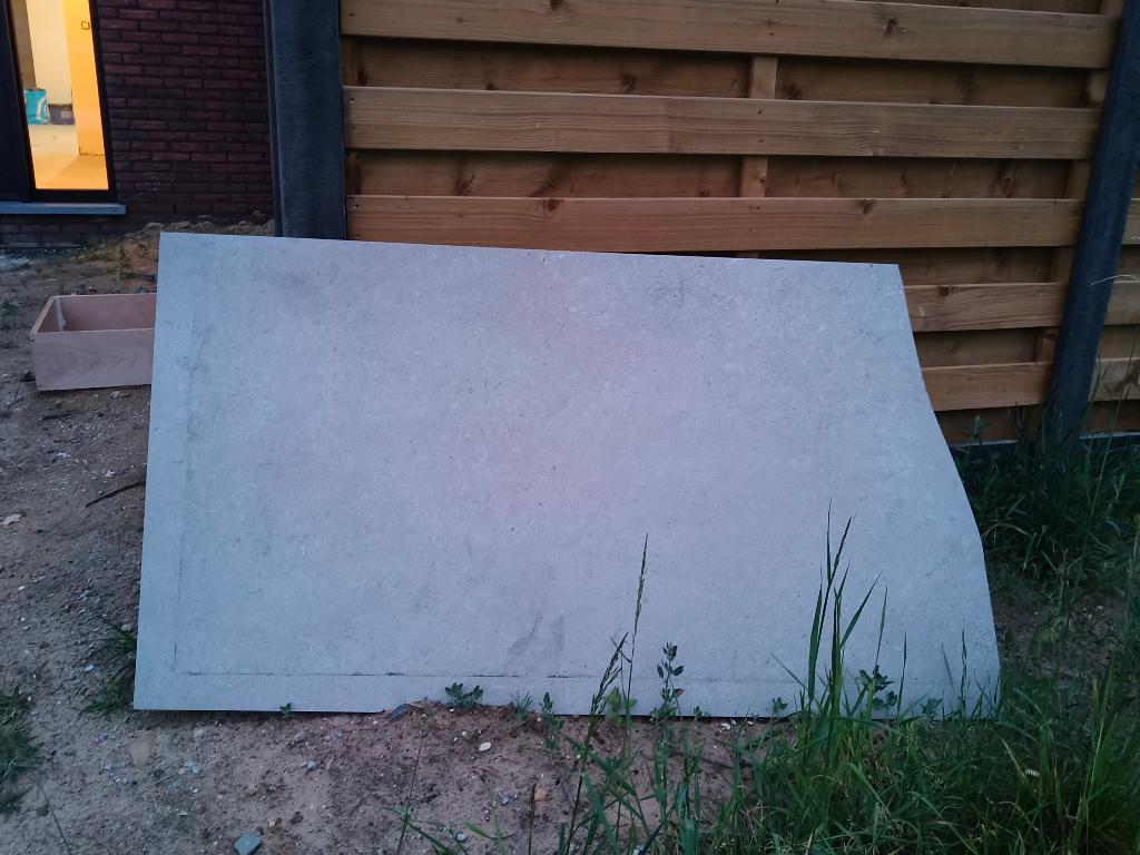 GRATIS tegel reststuk 140cmx90cm, Neuf, 60 cm ou plus, Carrelage de sol, Céramique