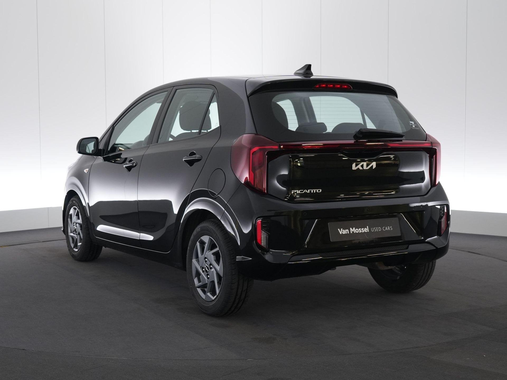KIA Picanto 1.0 GDI ISG 63 AMT Pulse, Auto's, Kia, Stof, Gebruikt, Zwart, 46 kW