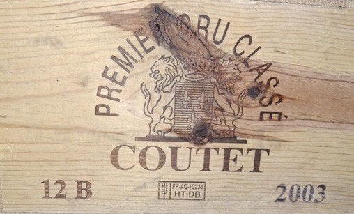 Coutet 2003 (Barsac), Ophalen, Zo goed als nieuw, Overige typen, Frankrijk