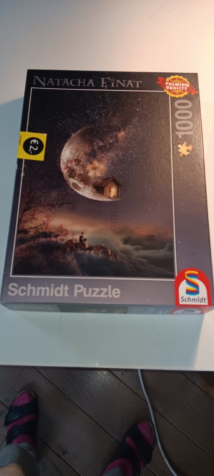 Puzzel van 1000 stukjes, Hobby en Vrije tijd, 500 t/m 1500 stukjes, Zo goed als nieuw, Legpuzzel
