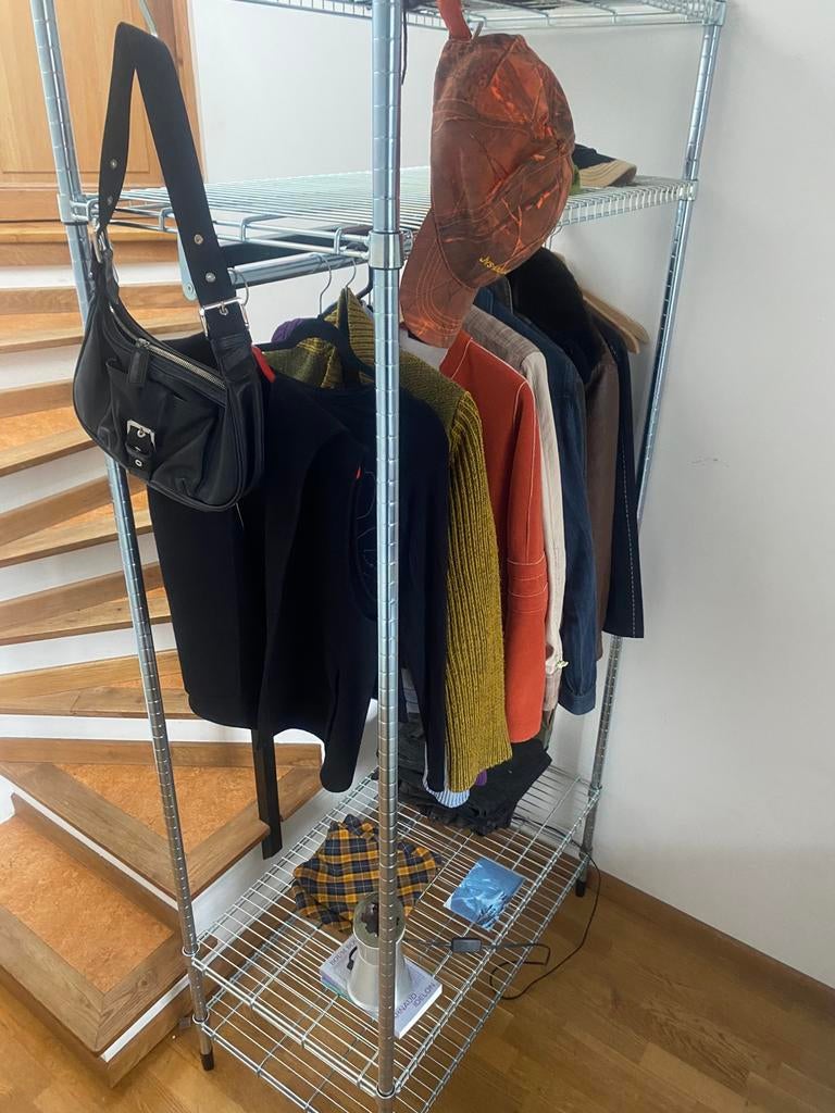 Lot - deux pièces avec tringle OMAR - dressing ou chambre, Maison & Meubles, Enlèvement, Comme neuf