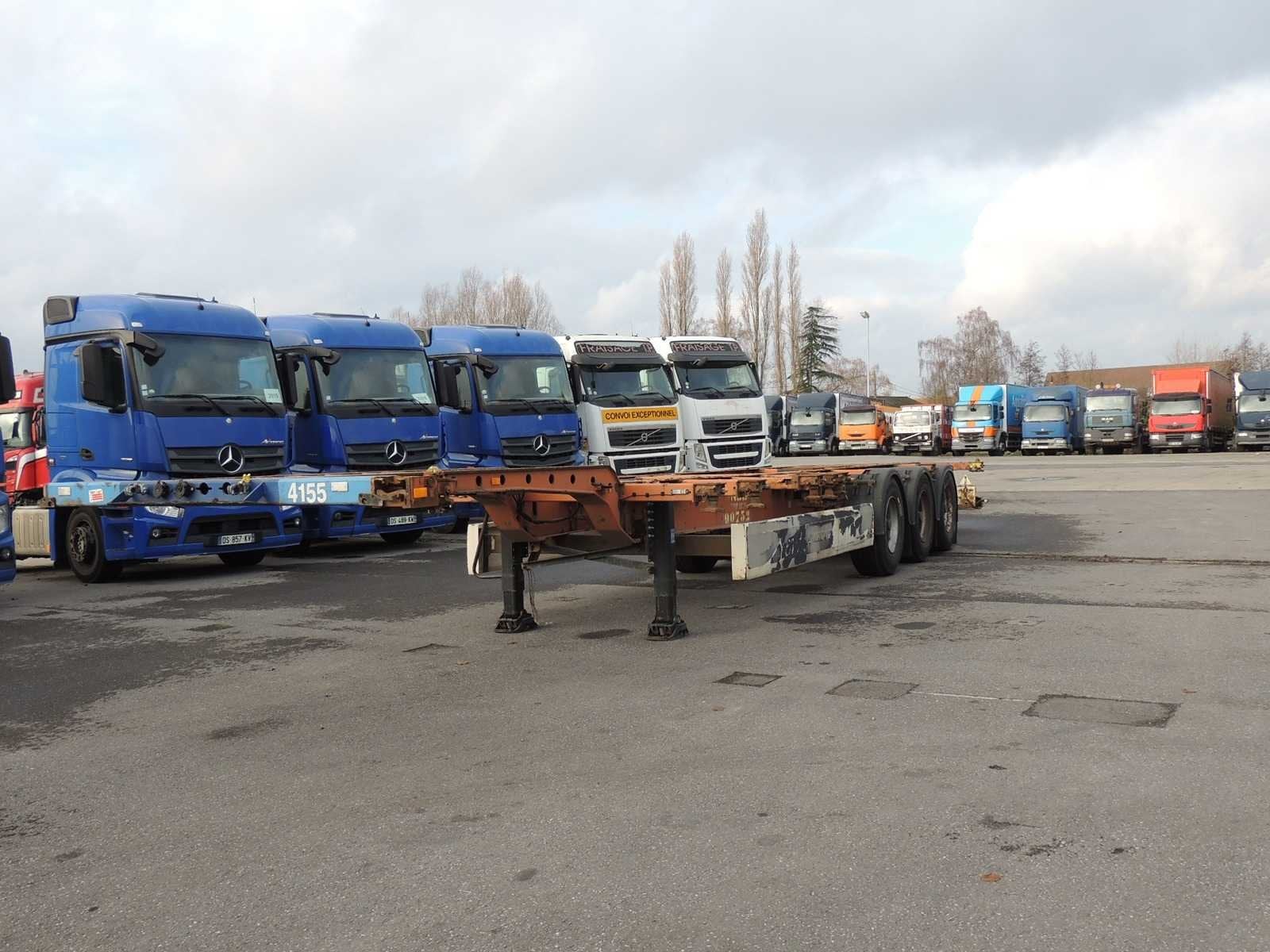 KRONE - 2007 - 45' CONTAINERCHASSIS - Oplegger, Auto's, Overige brandstoffen, Bedrijf, Aanhangers en Opleggers, Te koop