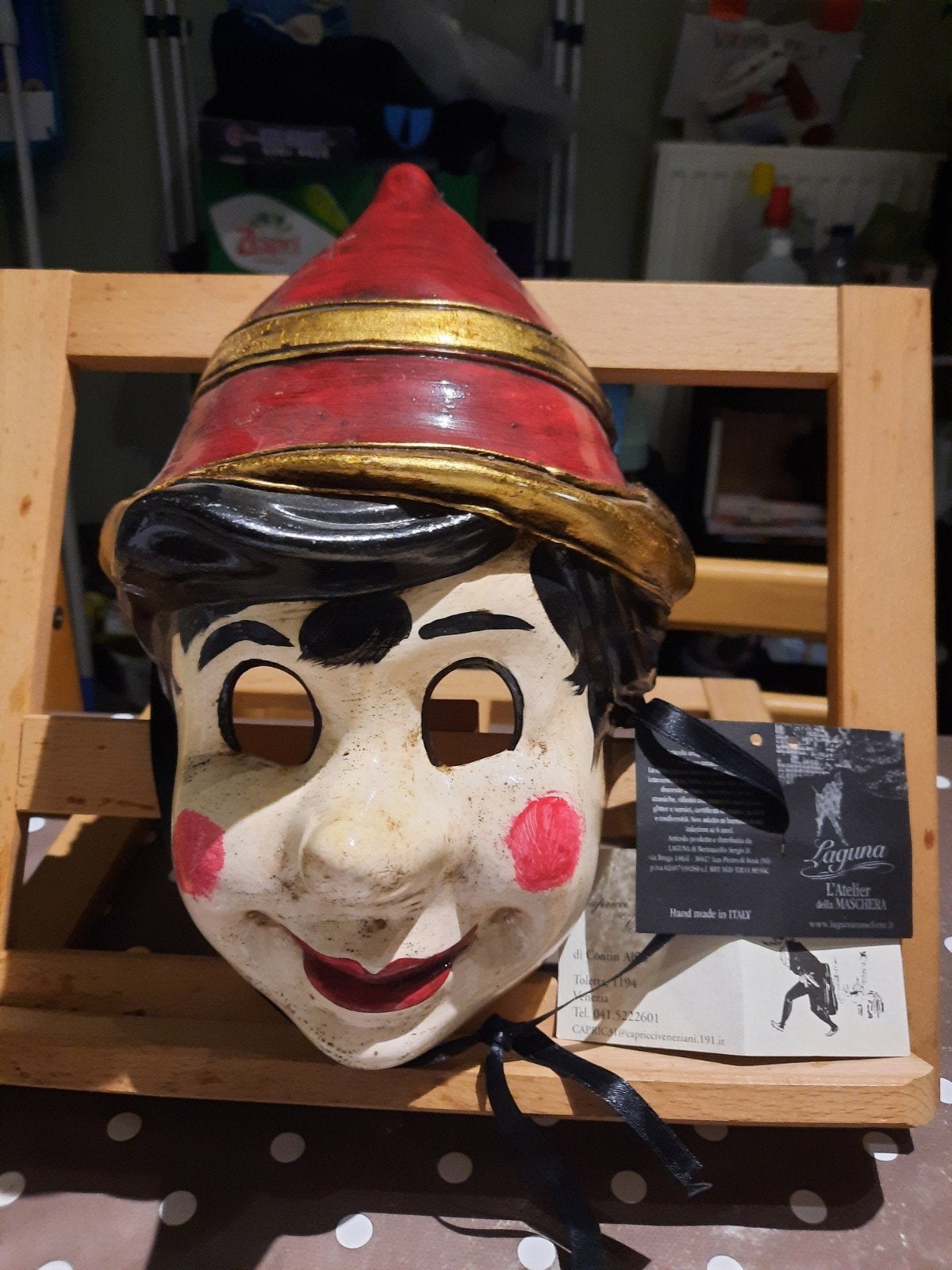 vintage papier mache pinnokio, Antiek en Kunst, Ophalen of Verzenden