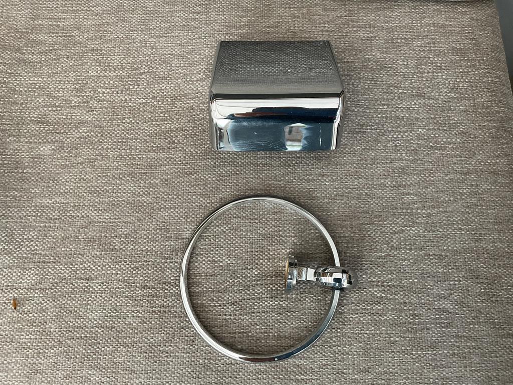 Handdoekring en wc-rolhouder, Enlèvement, Utilisé