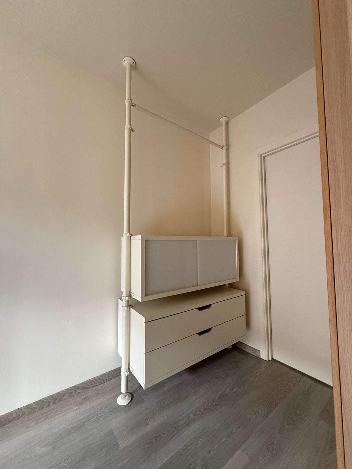 Kleerkast Ikea Stolmen, 100 à 150 cm, Utilisé, Avec tiroir(s), 50 à 75 cm