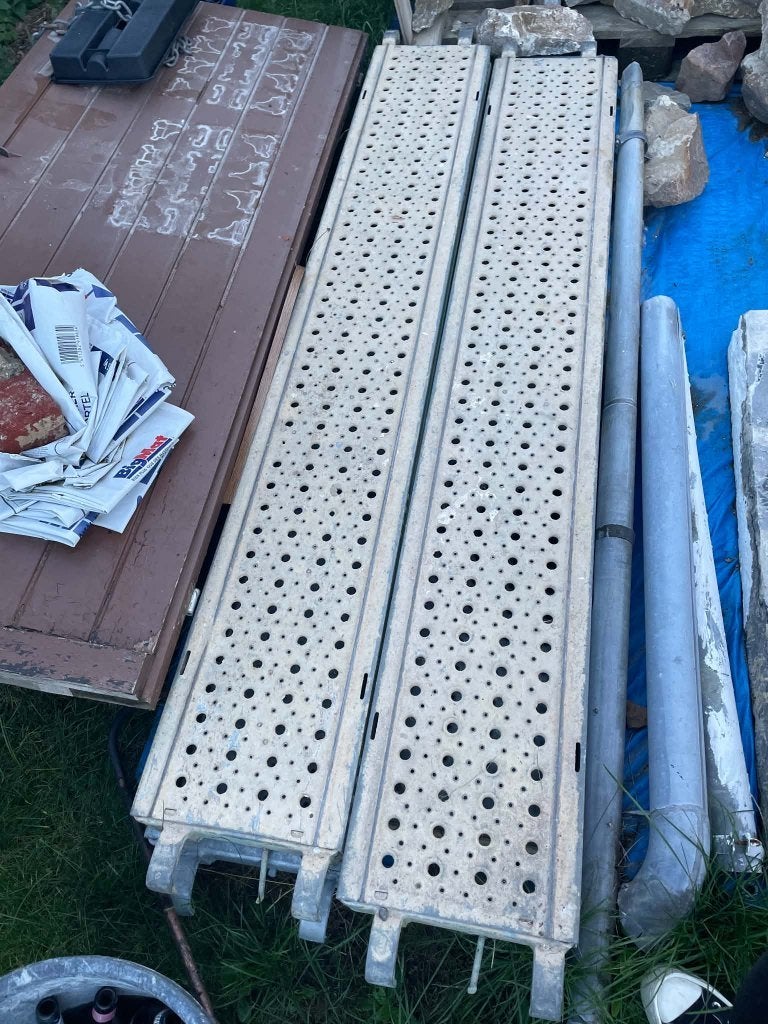 Steigerbak - 2M X 30CM, Ophalen, Gebruikt, Gevelsteiger, 2 tot 5 meter