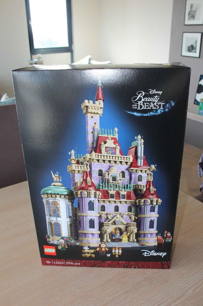 LEGO Disney 43263 Belle en het Beest kasteel, Lego, Nieuw, Ophalen of Verzenden, Disney