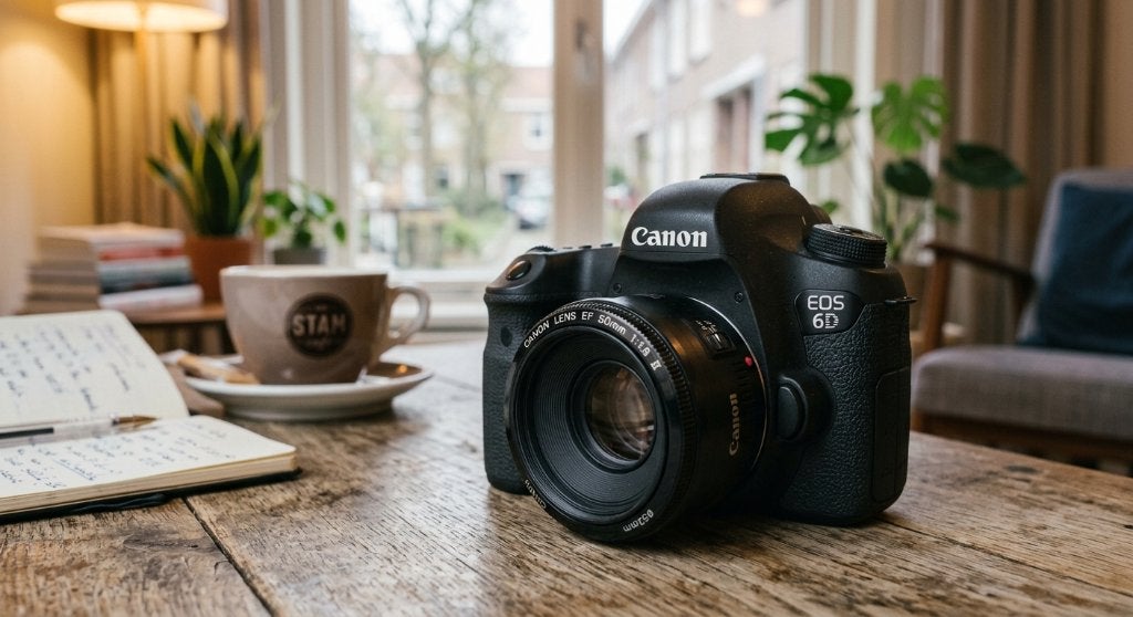 CANON 6D + 50MM 1.8 II, Ophalen, Gebruikt, Spiegelreflex, Canon