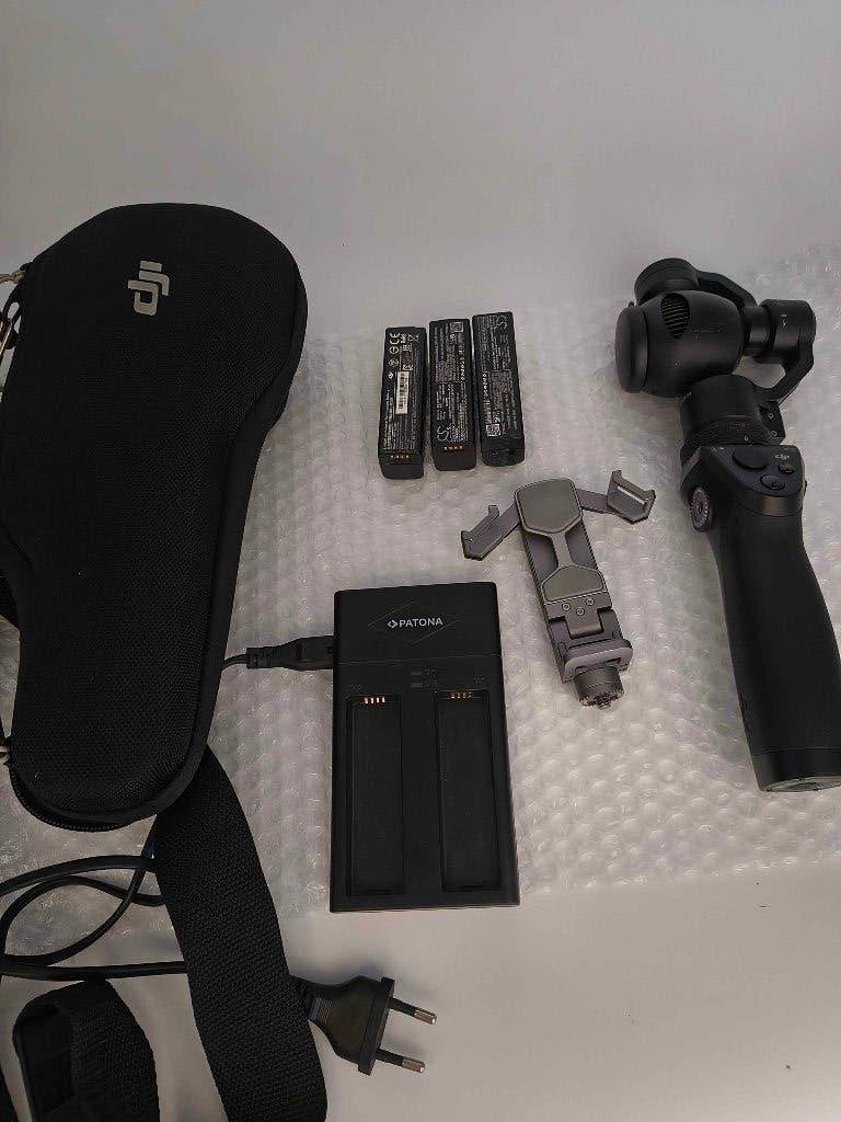 dji osmo om160 avec 3 batteries, TV, Hi-fi & Vidéo, Caméras action, Enlèvement ou Envoi, Utilisé
