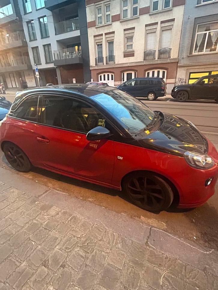 OPEL ADAM, Auto's, Opel, ADAM, Zwart, Leder en Stof, Handgeschakeld
