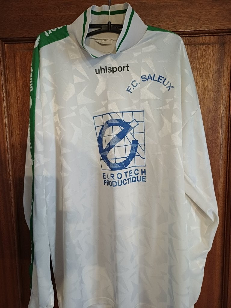 Maillot Vintage Uhlsport FC Saleux N9 - Années 80/90 - XL, Taille XL, Envoi, Utilisé, Maillot