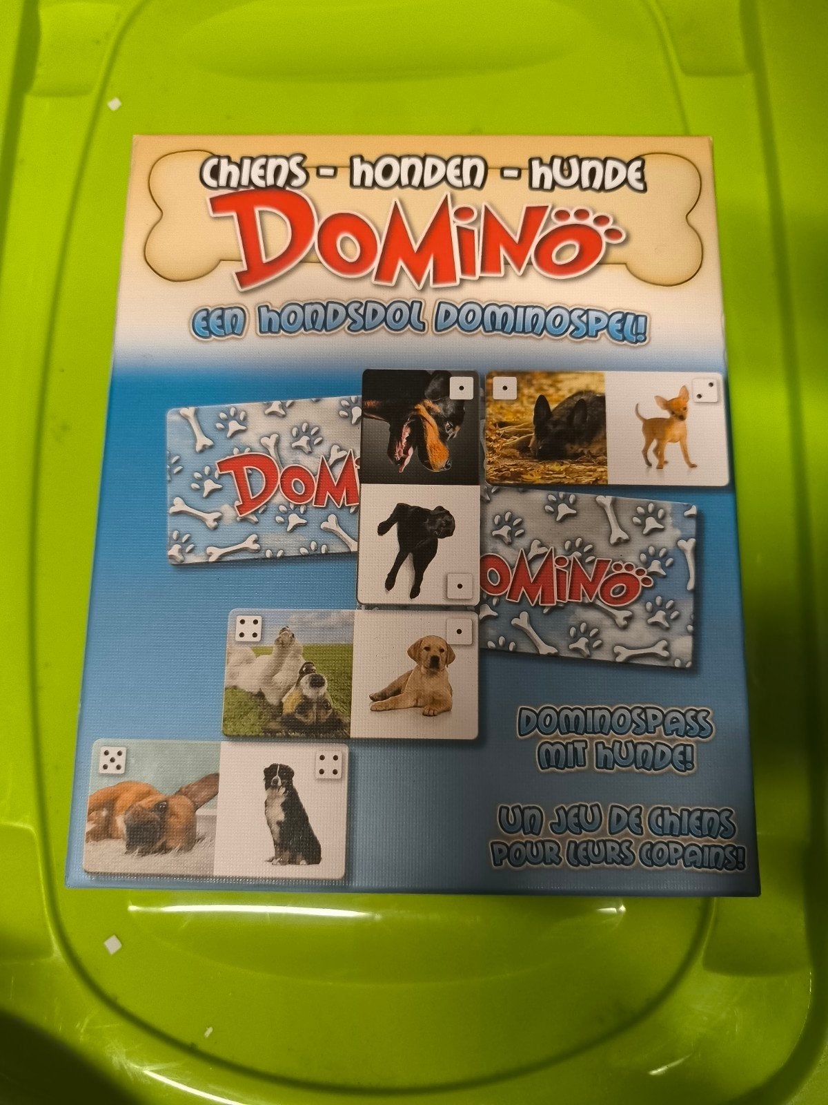 domino spel honden, Ophalen