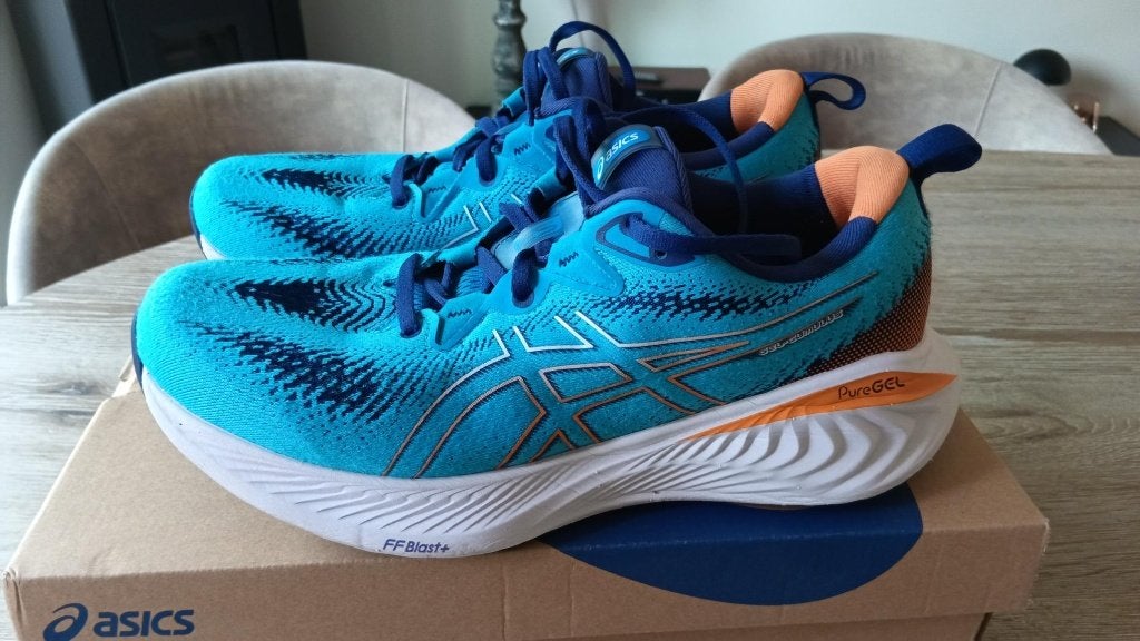 ASICS Gel-Cumulus 25, maat 44,5, Sports & Fitness, Enlèvement, Utilisé, Course à pied, Asics