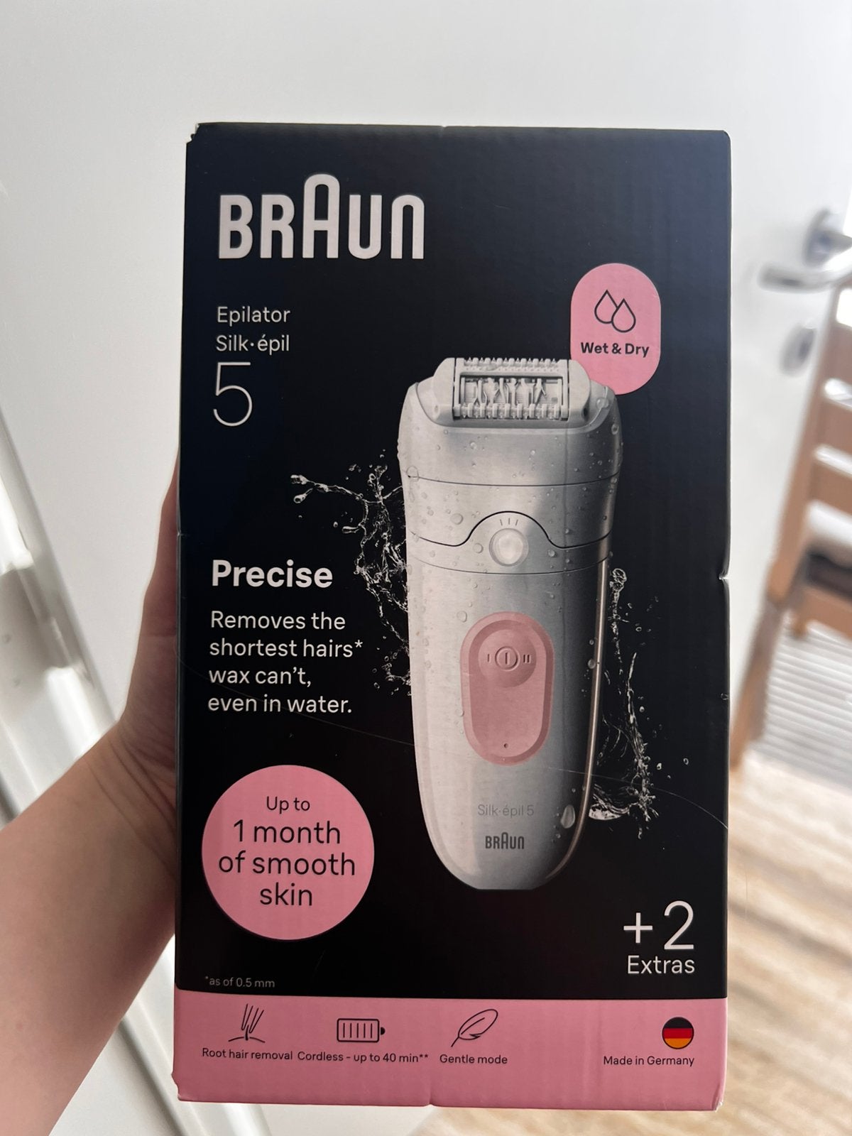 Braun epilator, Elektronische apparatuur, Persoonlijke Verzorgingsapparatuur, Ophalen, Nieuw, Scheren en Epileren