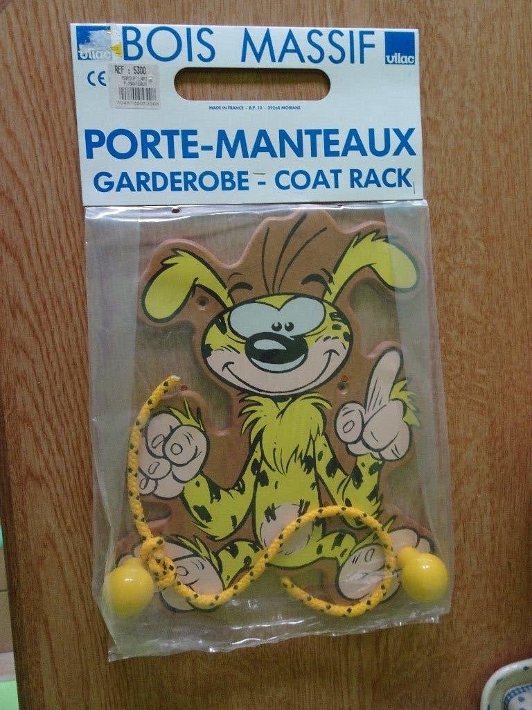 Porte manteaux en bois Vilac - Marsupilami, Collections, Enlèvement ou Envoi, Gaston ou Spirou, Neuf, Statue ou Figurine