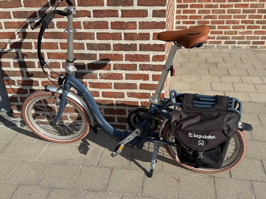 Plooifiets, Fietsen en Brommers, Fietsen | Dames | Damesfietsen, Velgrem, (Extra) lage instap, 47 tot 50 cm, Zo goed als nieuw