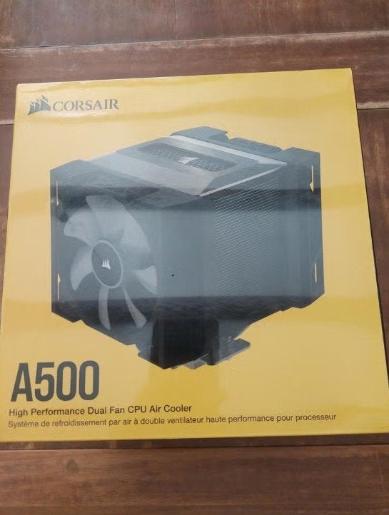 Ventirad à double ventilateur CORSAIR A500 NEUF, Informatique & Logiciels, Enlèvement, Neuf, Refroidisseur ordinateur à air