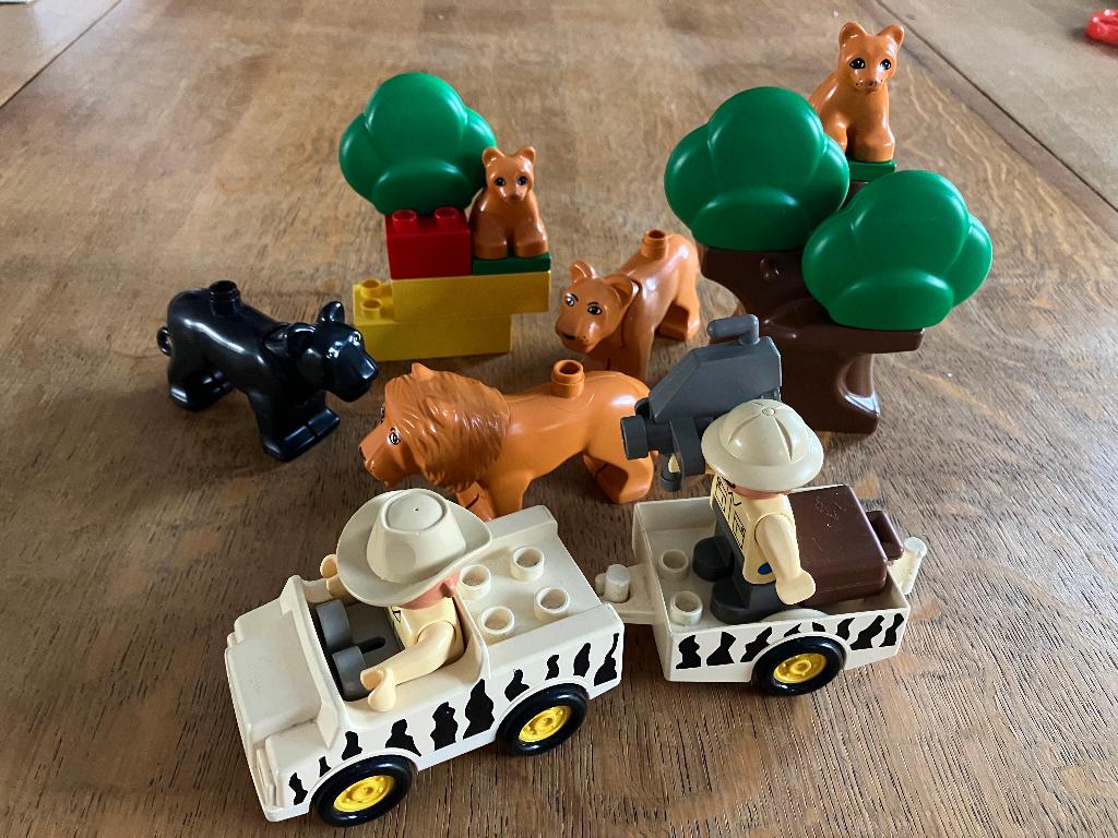 Lego Duplo : 2681 : lion safari, Enlèvement ou Envoi, Utilisé, Ensemble complet, Duplo