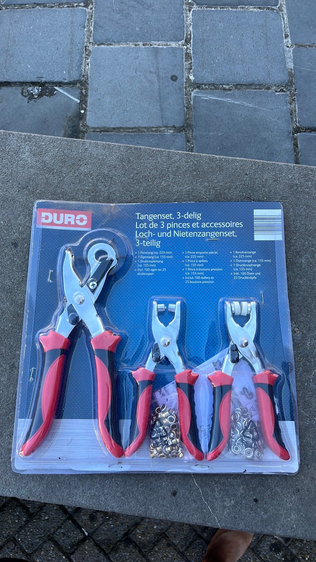 Tangenset, 3-delig DURO, Hobby en Vrije tijd, Kledingpatronen, Ophalen, Nieuw