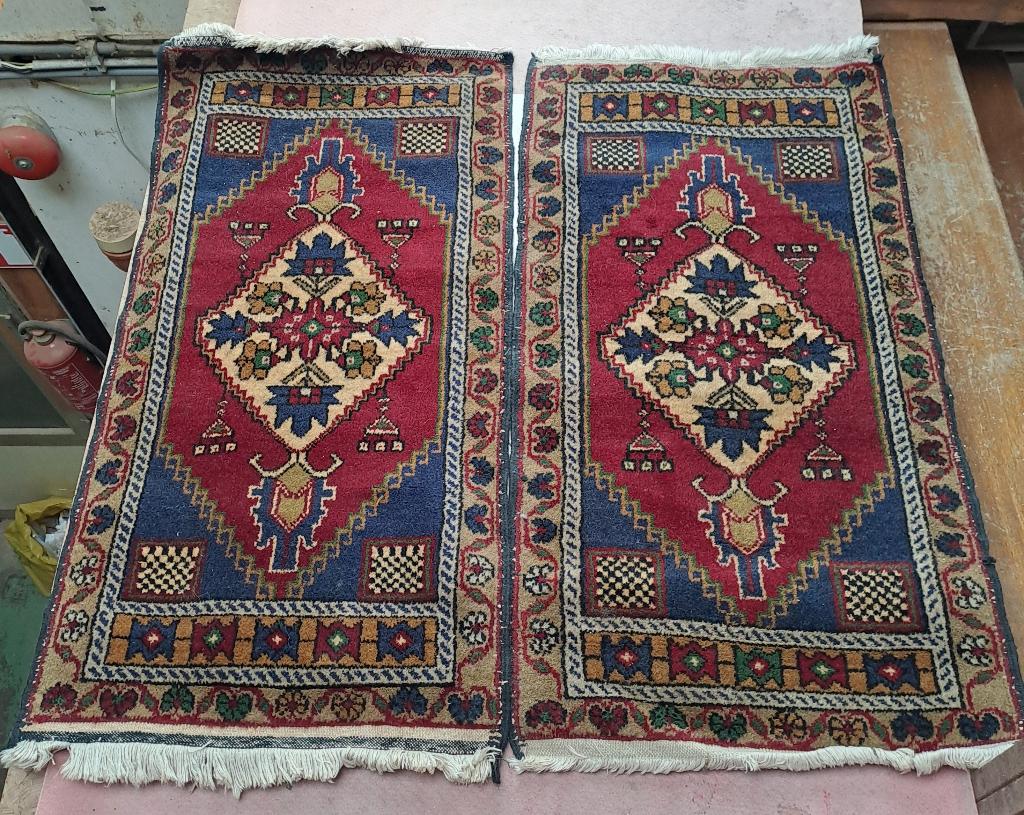 2 Turkse tapijten - 100*55cm, Ophalen, 50 tot 100 cm, 50 tot 100 cm, Zo goed als nieuw