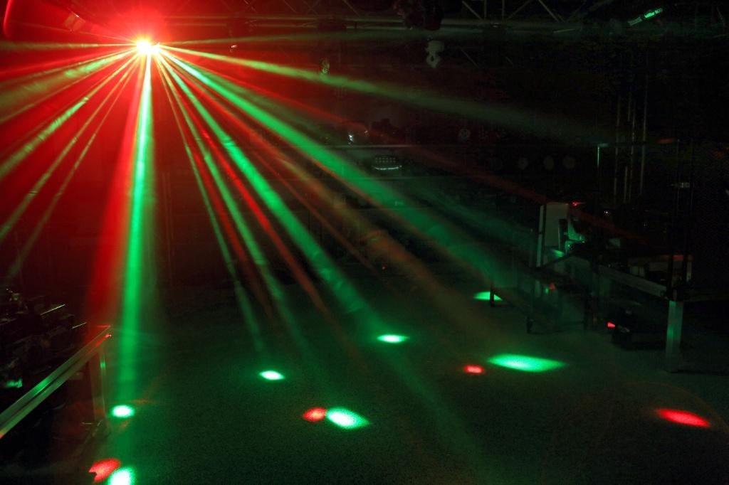 LED Beamz Butterfly met stroboscoop, Musique & Instruments, Lumières & Lasers, Enlèvement ou Envoi, Neuf, Lumières, Couleur