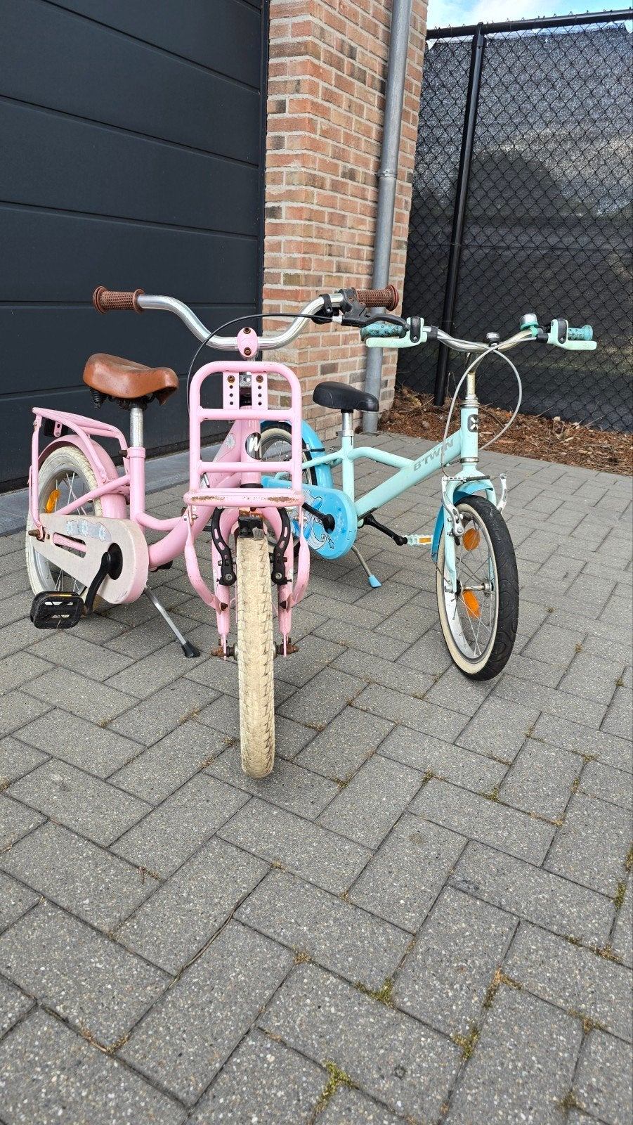 2 kinderfietsen voor opmaak of onderdelen, Fietsen en Brommers, Fietsen | Driewielfietsen, Ophalen