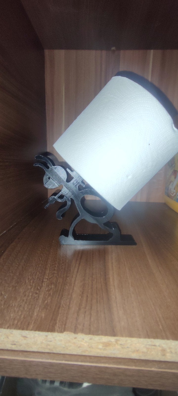 Support papier toilette, Ophalen