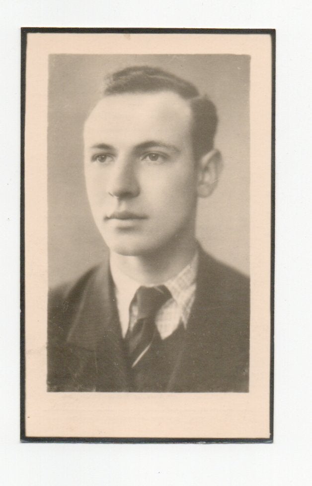 DP oorlogsslachtoffer Langemark + Karlsruhe 1943, Ophalen of Verzenden, Landmacht, Foto of Poster