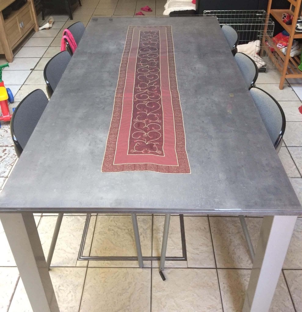 Eettafel, Huis en Inrichting, Ophalen, 100 tot 150 cm, Zo goed als nieuw, Vijf personen of meer