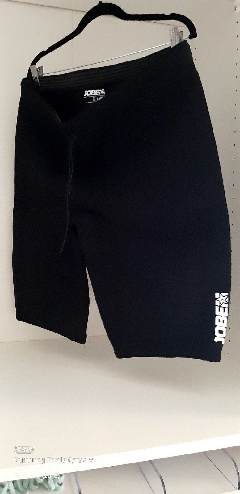 Short de bain en néoprène, noir, taille 3XL, Pantalon de voile, Femme ou Homme, Enlèvement, Jobe