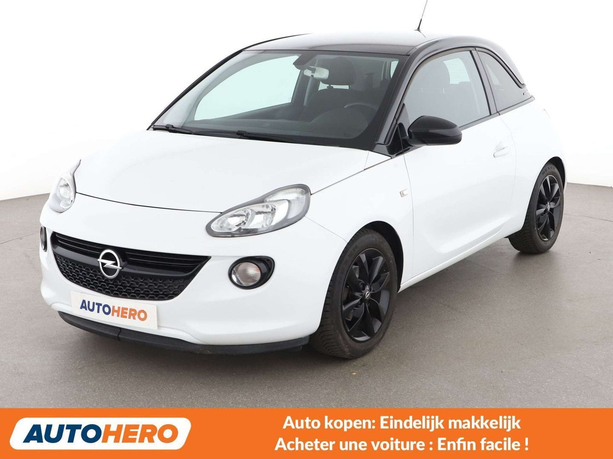 Opel ADAM 1.2 Jam (bj 2016), Auto's, 4 zetels, Gebruikt, Zwart, 1229 cc