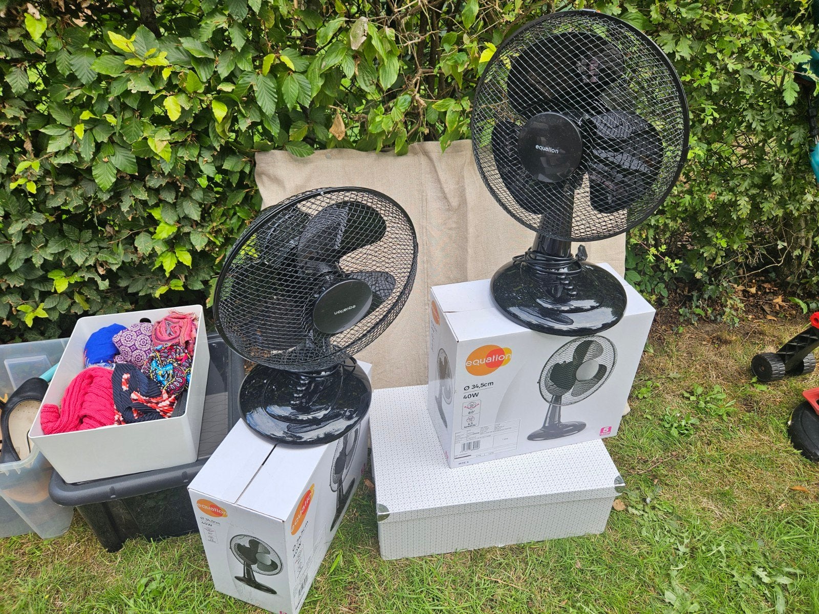 Ventilateurs 34cm 40W, Electroménager, Enlèvement ou Envoi, Neuf, Ventilateur de table