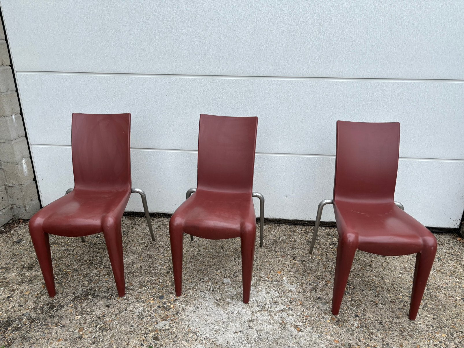 Starck Vitra stoelen, Huis en Inrichting, Stoelen, Ophalen, Kunststof, Gebruikt, Overige kleuren