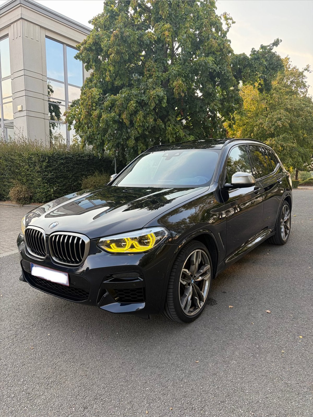 BMW X3 M40i, Auto's, BMW, Automaat, Blauw, Leder, 5 zetels