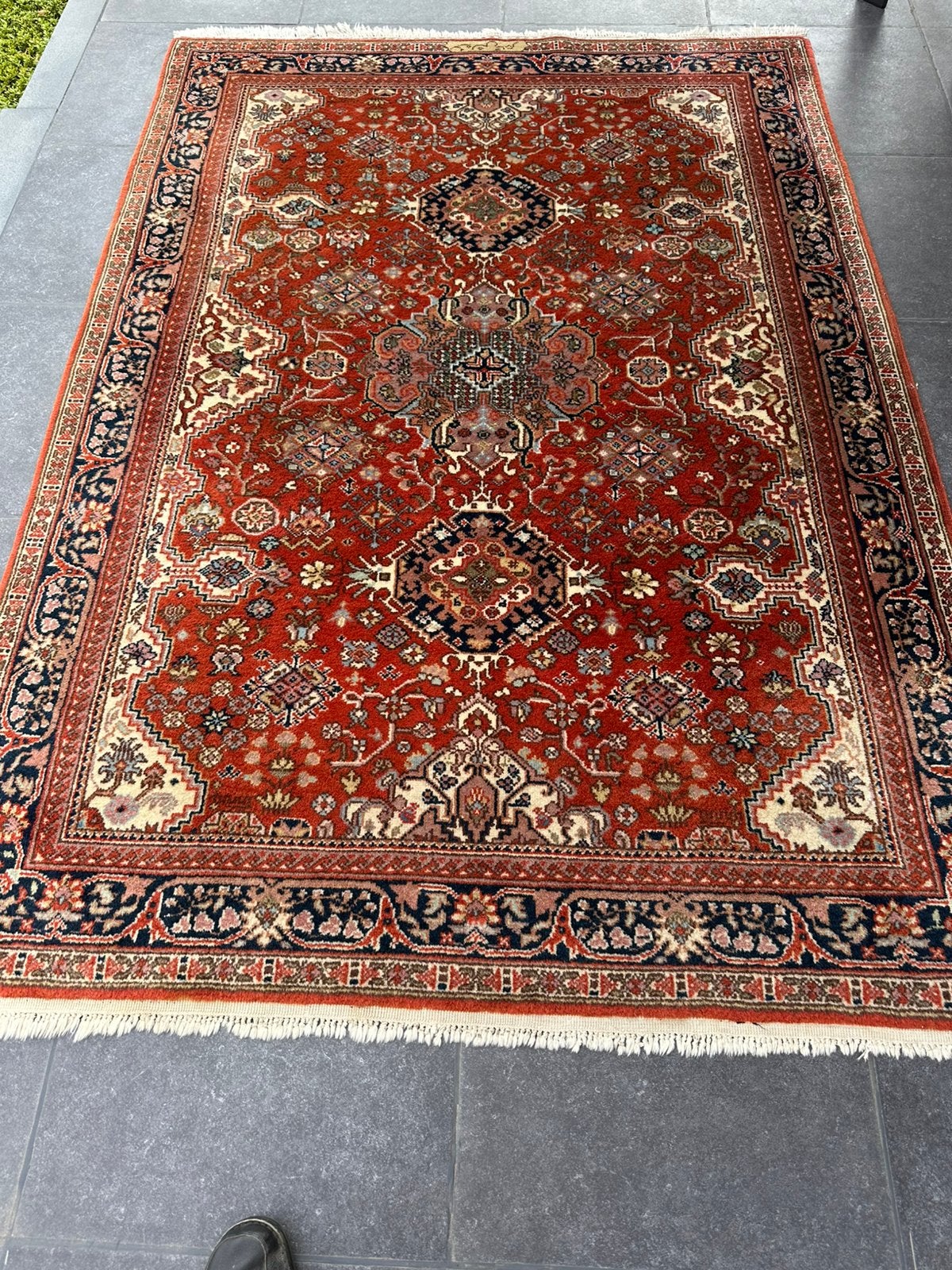 Perzisch  tapijt, Huis en Inrichting, Stoffering | Tapijten en Vloerkleden, Ophalen, Gebruikt, 100 tot 150 cm, 200 cm of meer