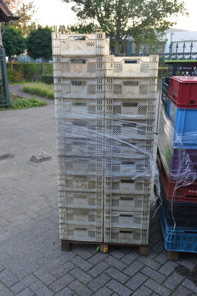 Krat bak kunststof stapelbak, Ophalen, Gebruikt, 40 tot 60 cm, 50 tot 75 cm
