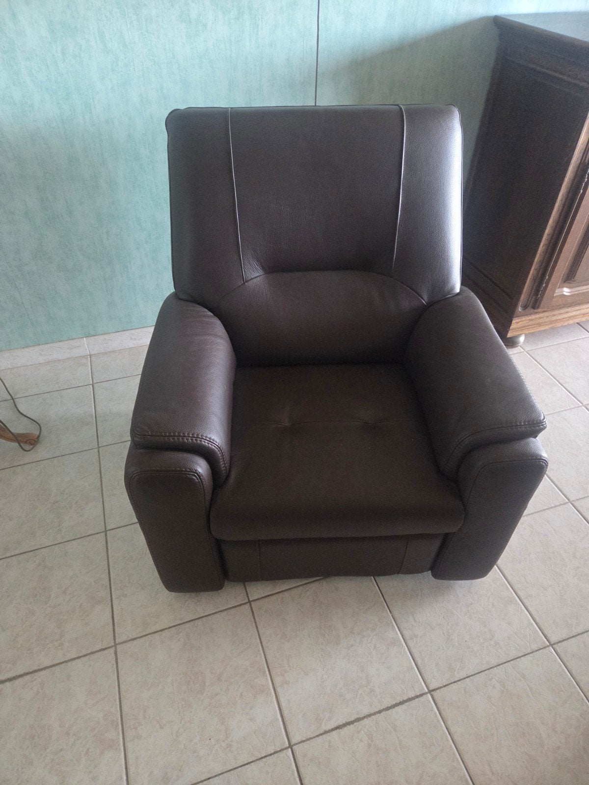relax, tout neuf, jamais vu en cuir de buffle, Enlèvement, Neuf, Cuir