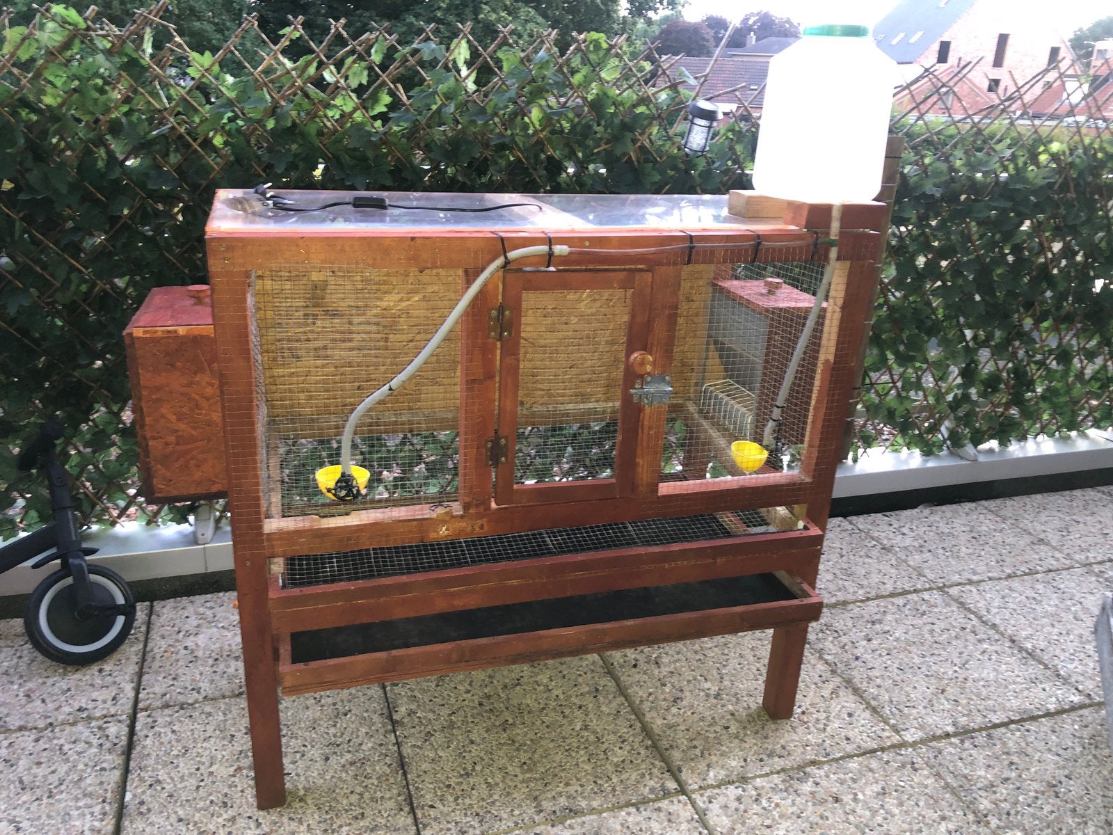 Cage à cailles ou cage d'élevage/cage d'élevage, Animaux & Accessoires, Oiseaux | Cages & Volières, Enlèvement, Comme neuf, Bois