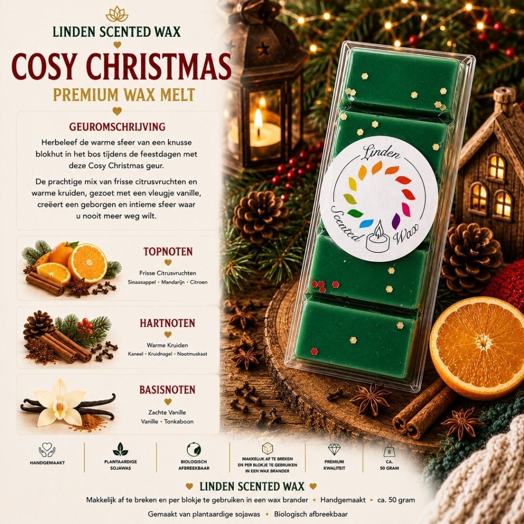 Waxmelts COSY CHRISTMAS, parfum de Noël, cire de Noël, Enlèvement ou Envoi, Neuf, Cire, Bougie
