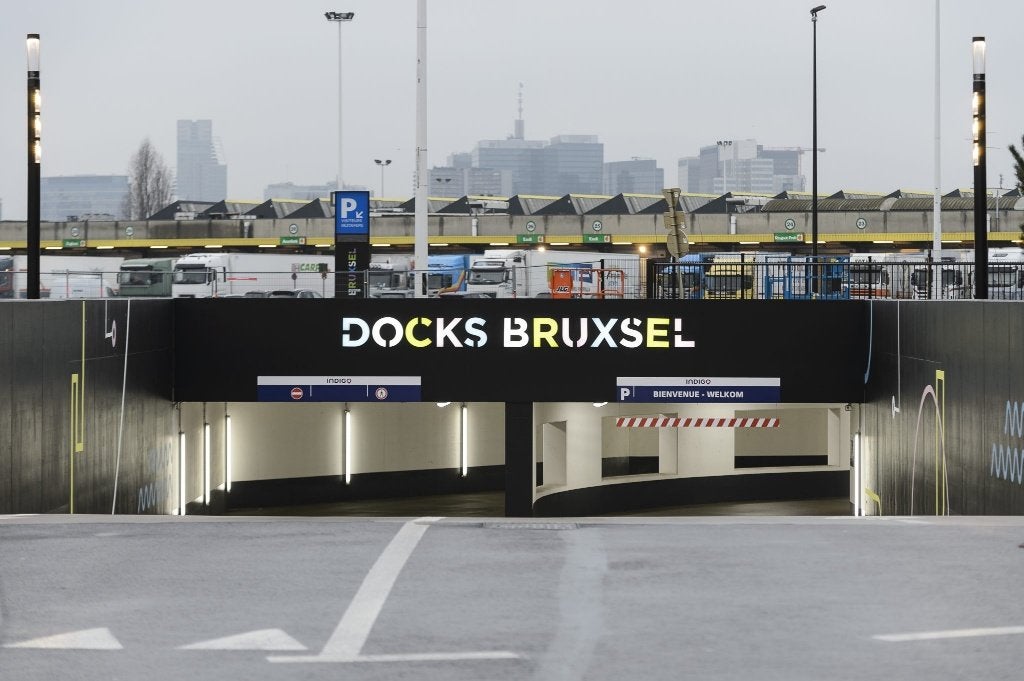 Parking au cœur du quartier Docks Bruxsel à Bruxelles, Brussel