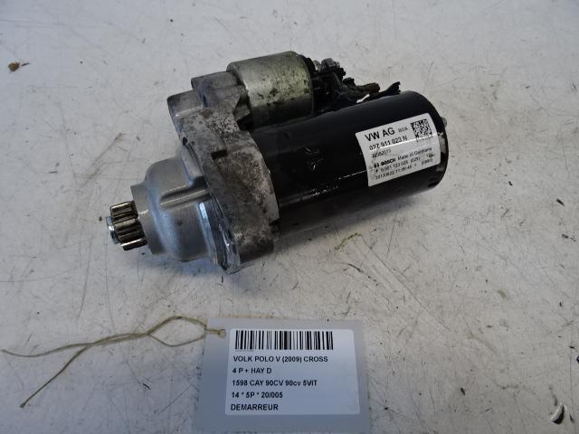 STARTMOTOR Volkswagen Polo V (6R) (02Z911023N), Gebruikt, Volkswagen, Mevr. I. Hauben, Rue de l'Espoir 34 34
4030  GRIVEGNÉE, BE