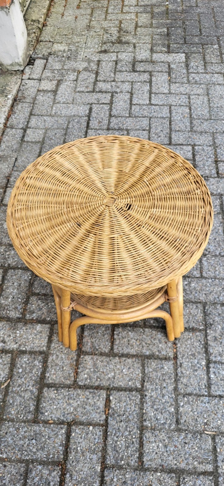 Mooie terras tafeltje, Ophalen