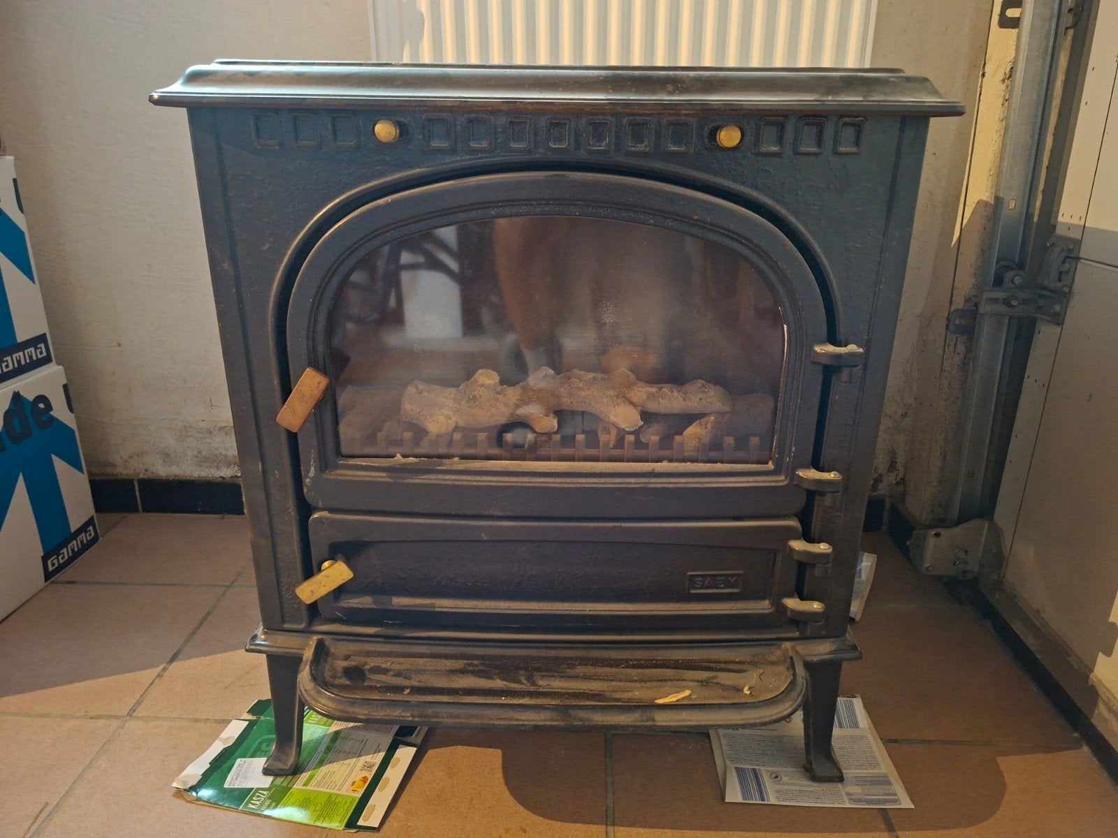 Saey 92 Gaskachel (Aardgas), Huis en Inrichting, Kachels, Ophalen, Gebruikt, Gaskachel