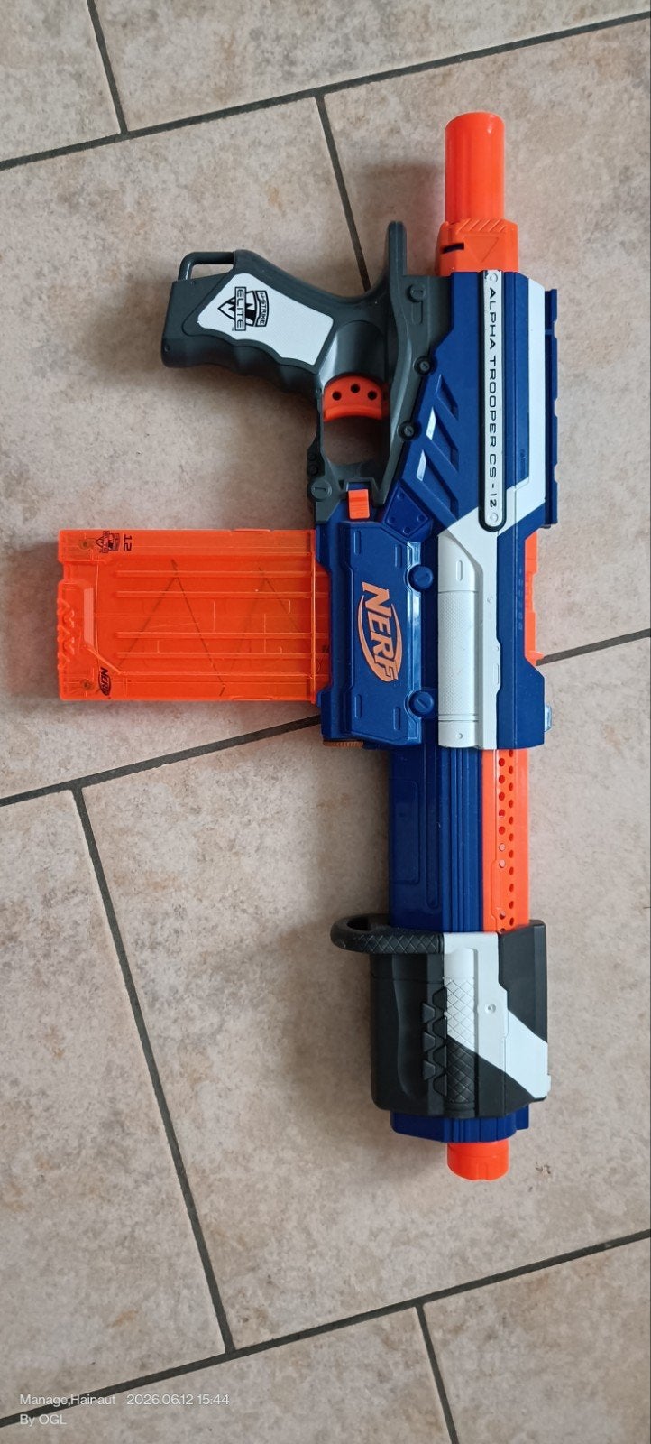 Nerf alpha Trooper cs-12, Enlèvement ou Envoi