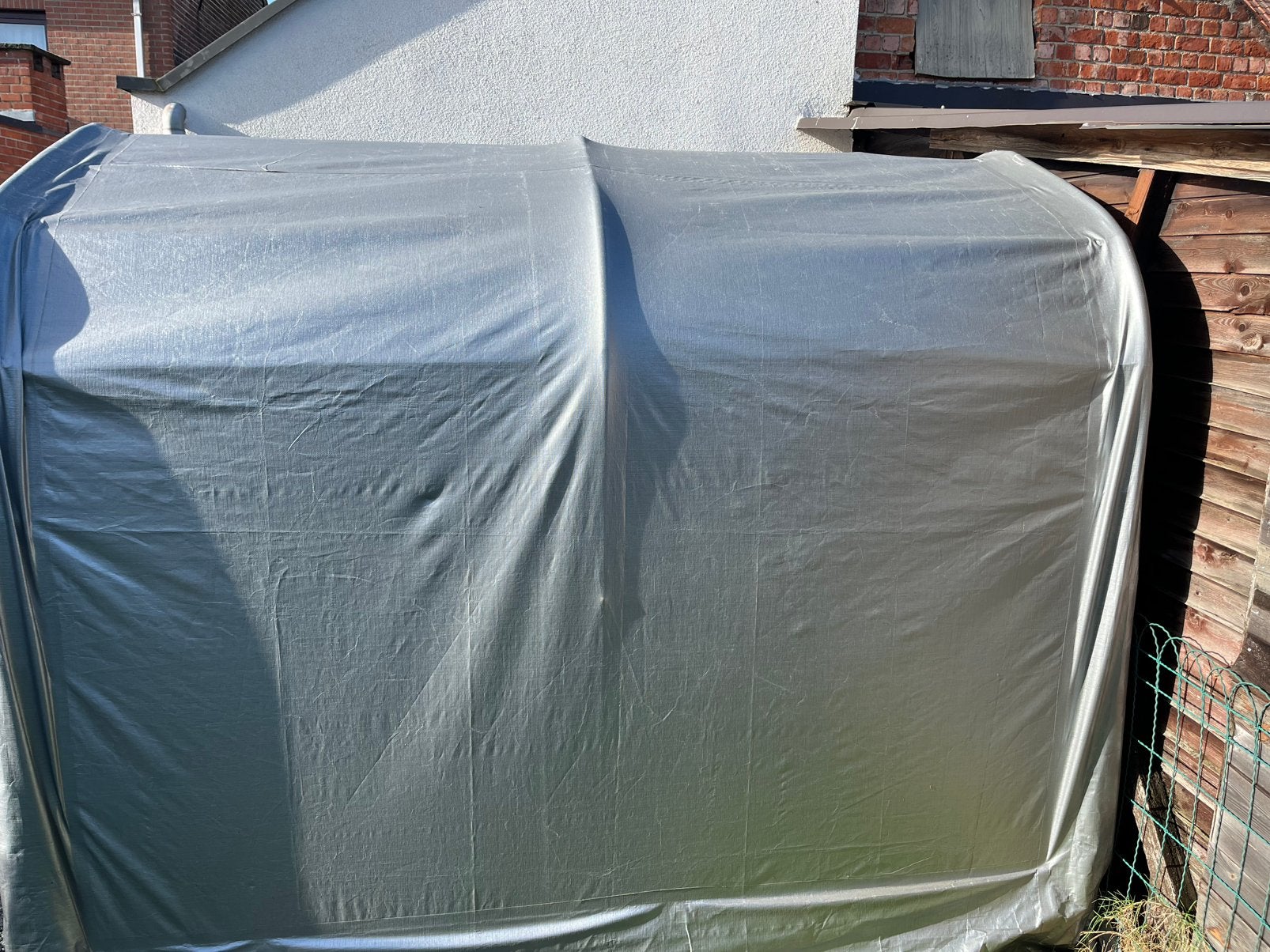 Motor/Garage/opberg tent, Tuin en Terras, Ophalen, Gebruikt, Minder dan 4 meter, Minder dan 5 meter