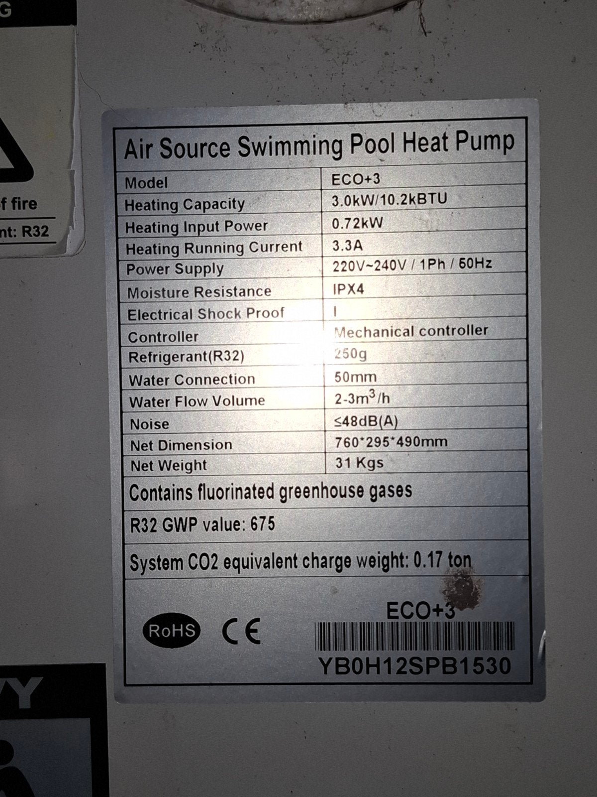 warmtepomp voor zwembad, Enlèvement ou Envoi