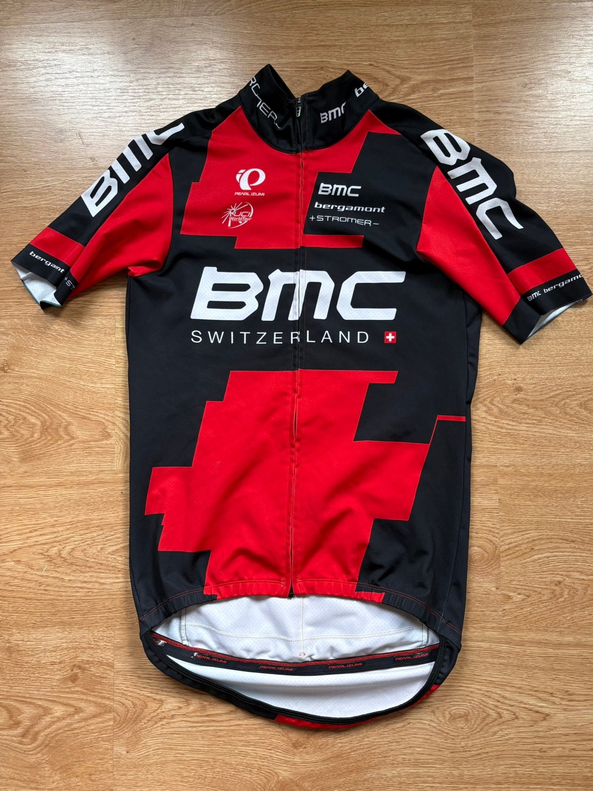 Wielershirt koerstrui BMC, Fietsen en Brommers, Fietsaccessoires | Fietskleding, Zo goed als nieuw, M, Ophalen of Verzenden